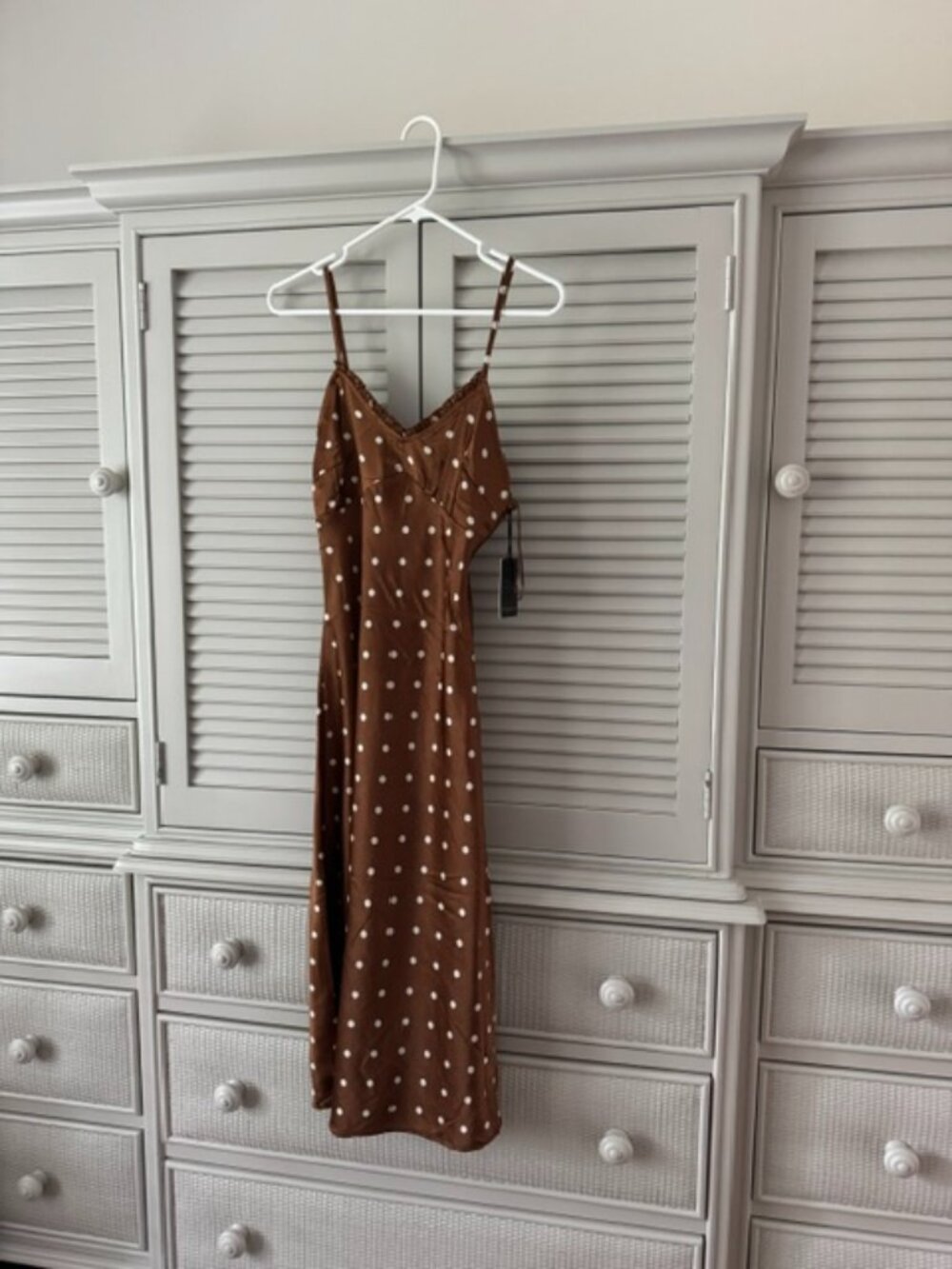 Jasper Brown and White Polka Dot Slip Dress Size XS